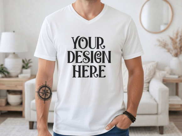 Bella Canvas 3005 Mockup: Graphics for Product Mockups