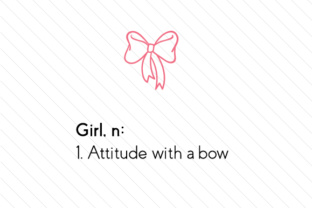 Crafts for Kids: Reviewing Girl, N 1. Attitude with a Bow