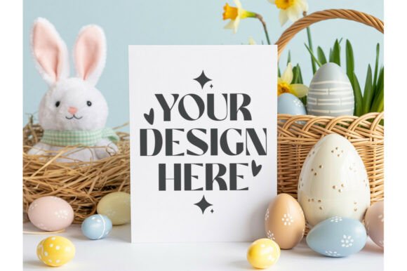 Easter Invitation Mockup: Graphics & Product Mockups