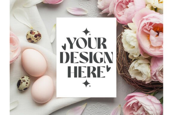 Easter Square Invite Mockup: A Designer's Stitch Review