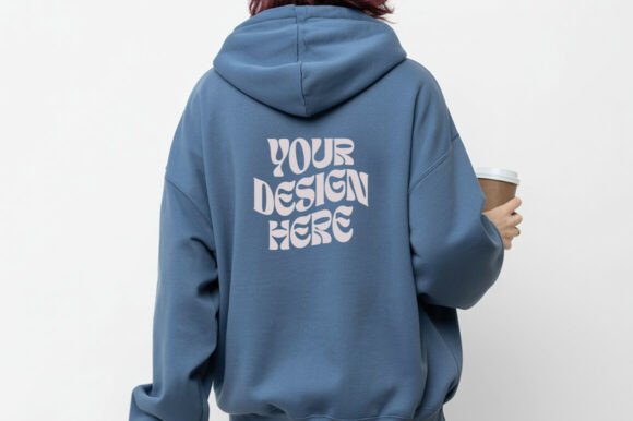 Gildan 18500 Indigo Blue Hoodie Mockup: Graphics Review