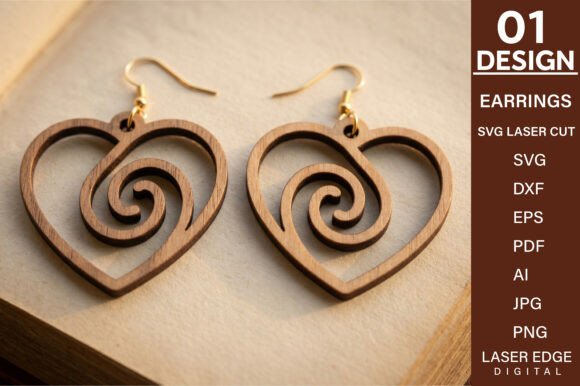Heart Earrings Laser Cutting: A Designer's Review