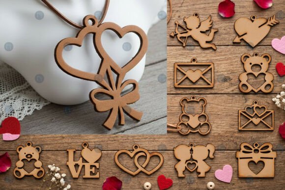 Laser Cut Valentine Pendant SVG Bundle: A Designer's Review