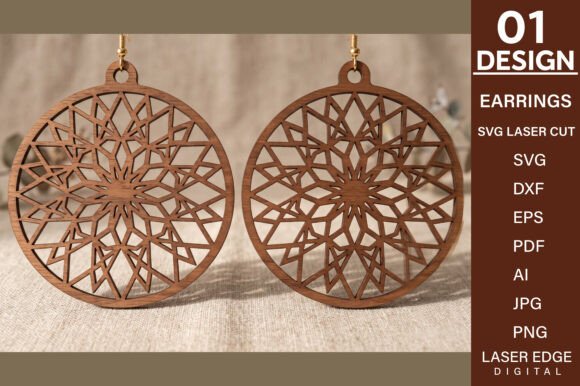 Laser Cutting Earrings: Mandala SVG Review