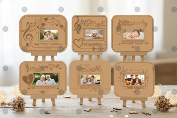 Song Plaque Frame SVG for Laser Cutting & Art Amp