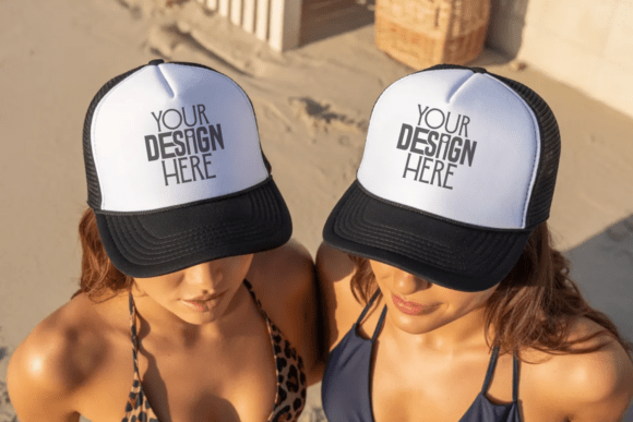 Summer Lifestyle Cap Mockup: Graphics for Product Mockups