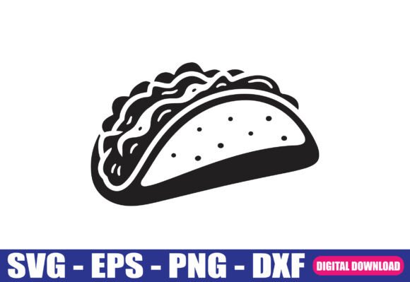 Taco SVG Cut File: Fresh Graphics for Crafts